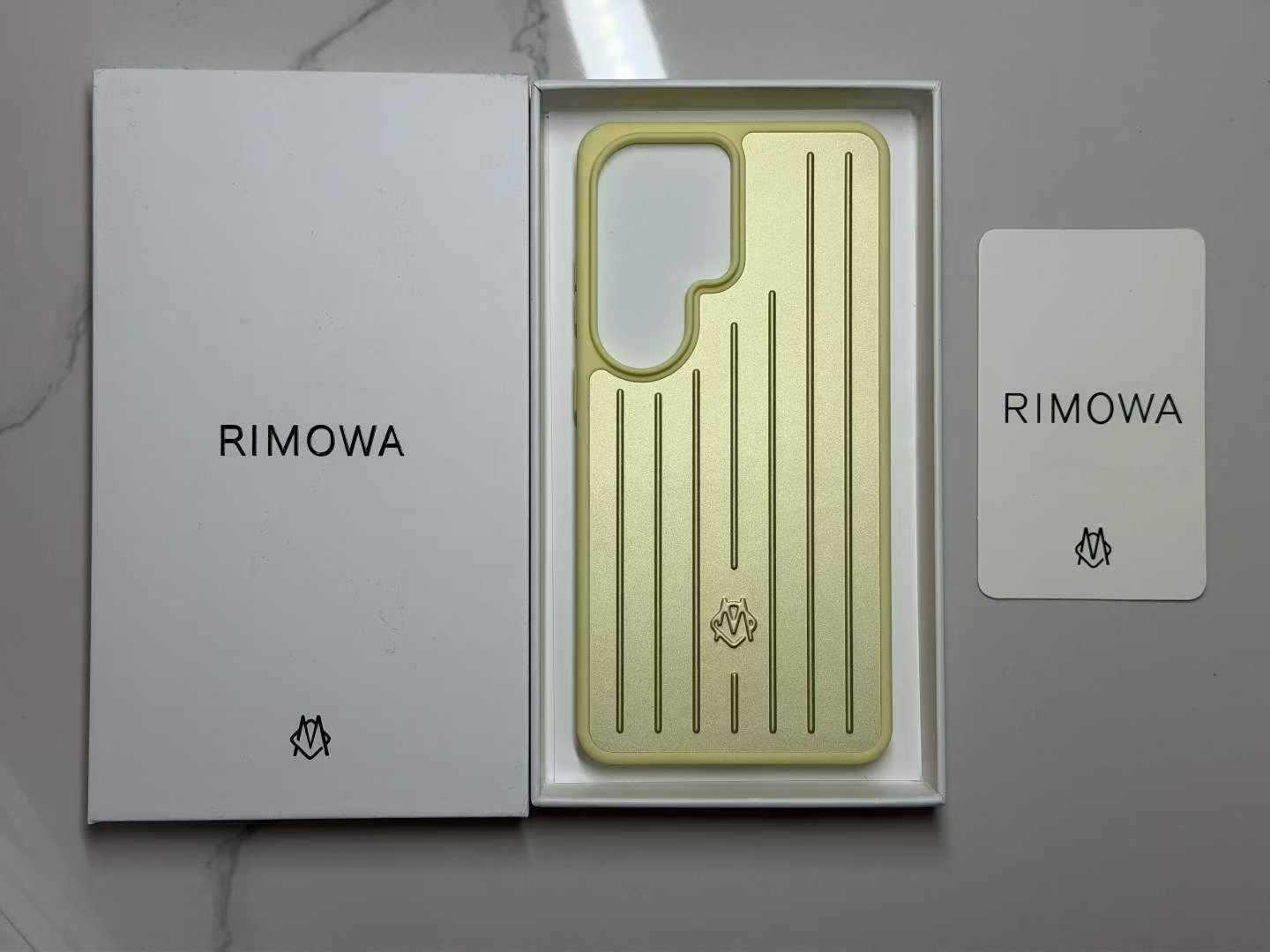 RIMOWA Original Samsung Galaxy S26 Ultra Koffer Handyhülle S25 Ultra zitronengelbe