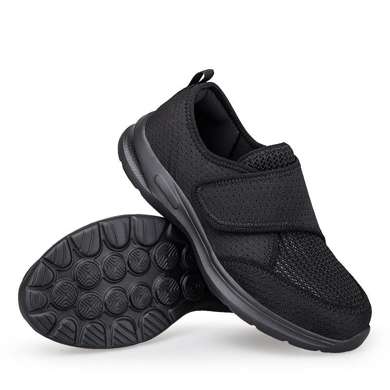 Laufschuhe für Senioren Leichte und modische Laufschuhe für Senioren mit Mesh-Oberfläche 45 black