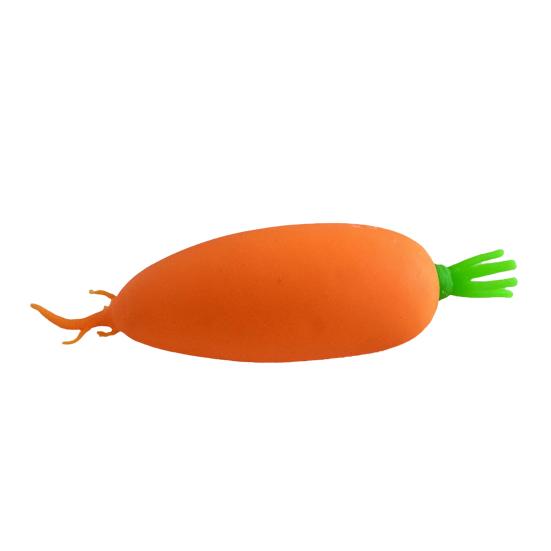 1/2 Stück Simulation Karotte Hase Squeeze Spielzeug Stress Angst Abbau Häschen Gemüse Sensorisches Spielzeug Weiches TPR Beruhigendes Tier Zappelspielzeug Ostergeschenk Carrot Set