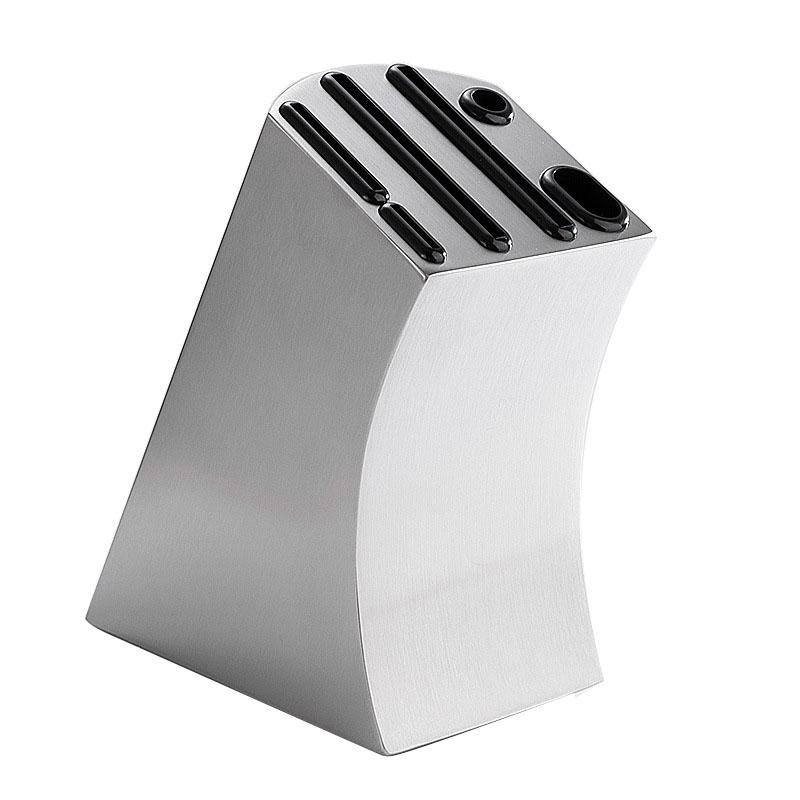Stahl Messer Organizer Rostfrei Messer Besteckhalter Langlebiger Messerblock Für Küchenlagerregal Für Besteck gray