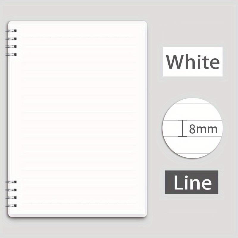 A5 Morandi Spirale Notebook Spule Notizblock Täglichen Wöchentlich Agenda Planer Notebook Schreibwaren Büro Schule Liefert A5 weiß