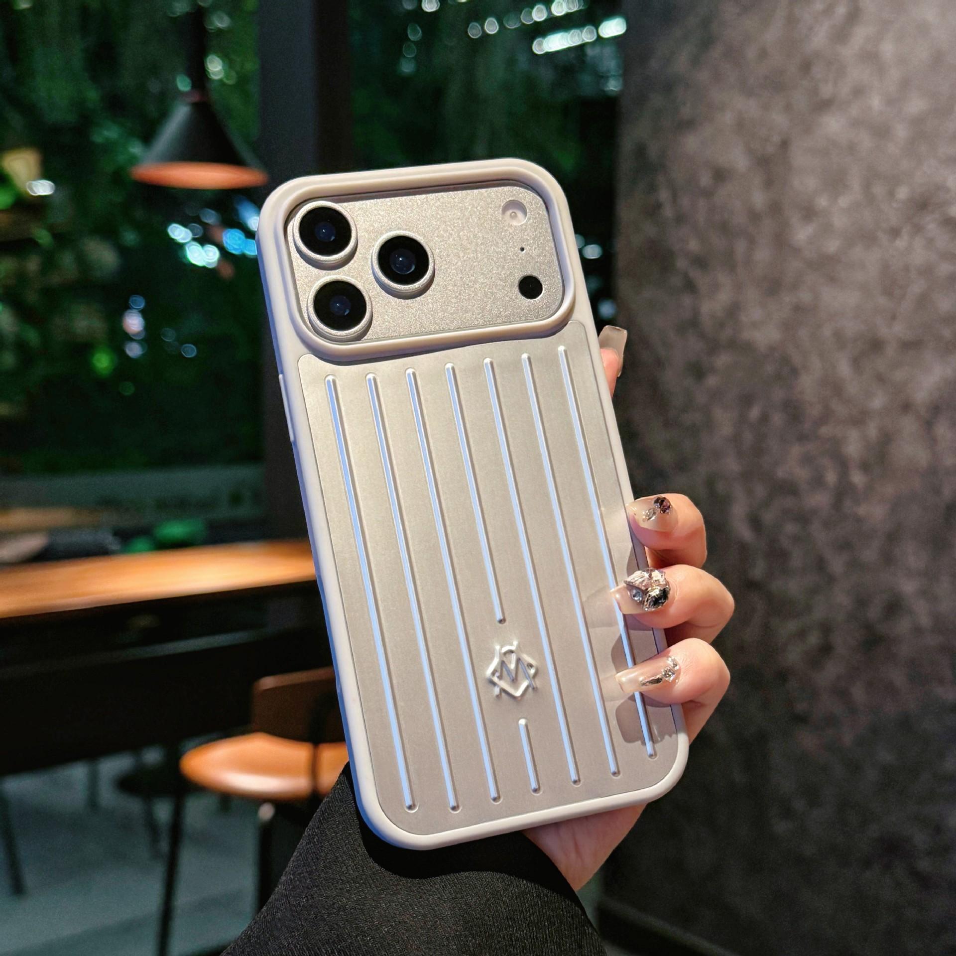 Anwendbar für iPhone17 Handyhülle Rimowa Aluminium-Magnesium-Legierung schlicht und fortschrittlich Apple 16promax Schutzhülle iPhone16
