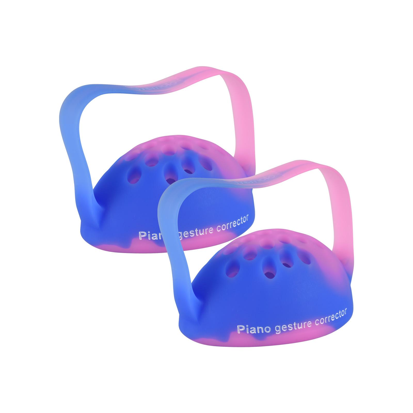 1 paar Tragbare Klavier Hand Corrector Finger Trainer Ball Hand Corrector Klavier Geste Corrector bunt