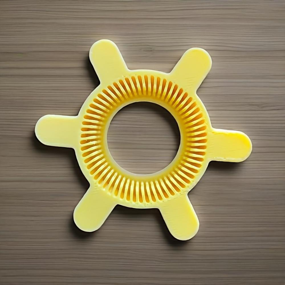 [Flaschenöffner mit einfachem Griff] Manueller Flaschenöffner mit einfachem Griff - 1 gelber Dosenöffner aus Kunststoff mit ergonomischem Griff gelb