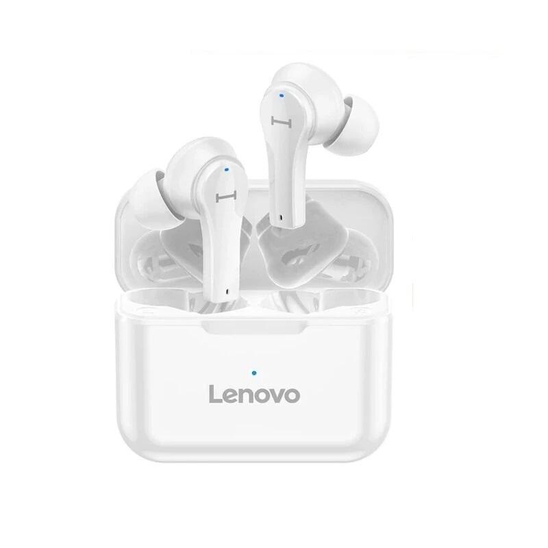 Lenovo QT82 TWS Bluetooth 5.0 Kopfhörer Kopfhörer Touch Control Stereo HD Anrufe Wasserdichter Sportkopfhörer weiß