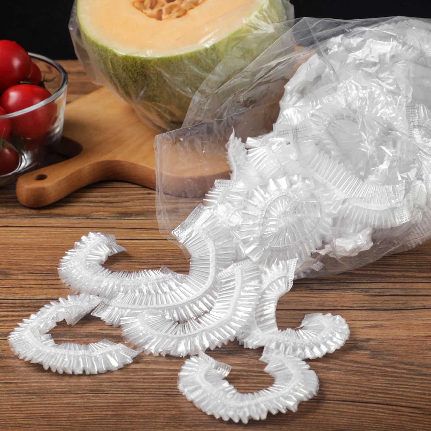 100/50/20/10PCS Wiederverwendbare Langlebige Lebensmittel Lagerung Abdeckungen für Schüsseln Elastische Platte Deckel Abdeckungen vakuum Beutel Für Küche Lebensmittel Frische Dichtung 100Pcs