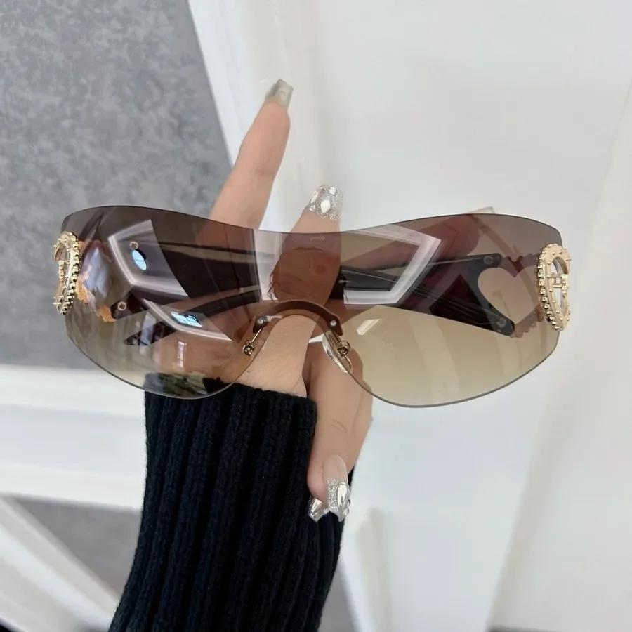 Großes Brillengestell Gestell Klassisch Rechteckig Sonnenbrillen Brillen Damen Herren Designer Stil Stil Stilvoll Sonnenbrillen Brillen Damen Herren Farben Spiegel other