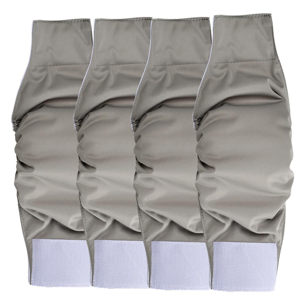 4 Stück waschbare männliche Hundewindeln für kleine Hunde, wiederverwendbare physiologische Hundehosen, atmungsaktive Welpenwindel, Bauchband Windel (as the picture,XL(Waist 57-63cm))