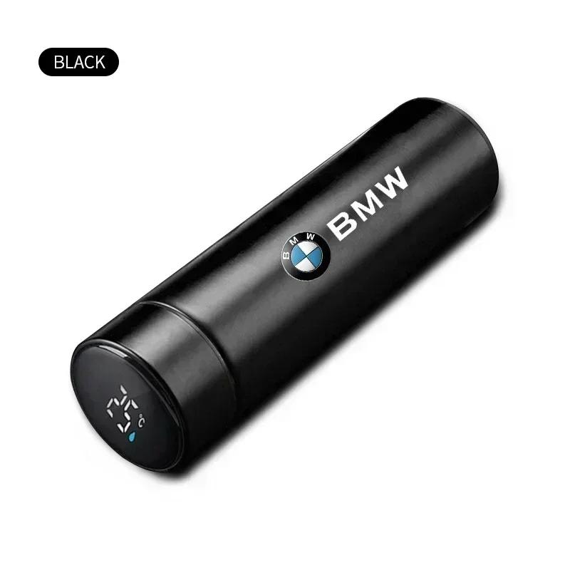 Auslaufsicherer Edelstahl-Thermosbecher mit BMW-Logo für BMW E34, E46, E39, E38, E90, E60, E36, F30, F10, E92, E91, M3, M5 (Zubehör)