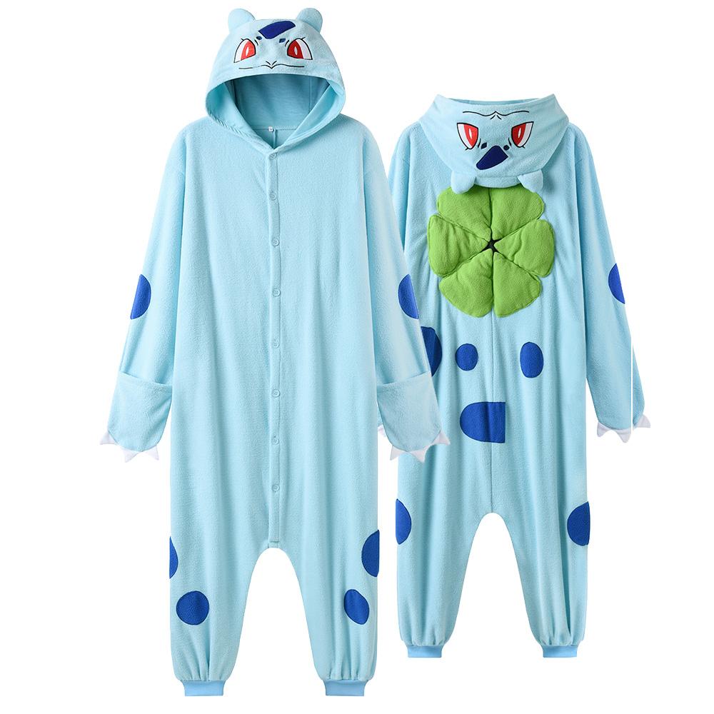 Kuh Kigurumi Umbreon Anime Onesies Frauen Männer Overalls Lustiger Anzug Für Erwachsene Winter Pyjamas Festival Outfit Tier Kostüme Overall M( fit 161-164cm)
