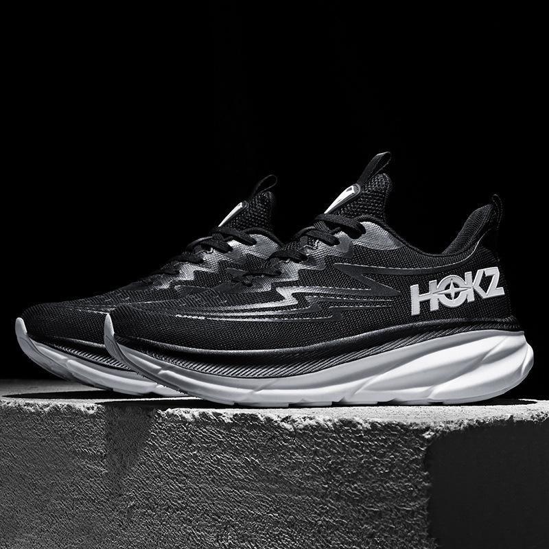 Frühling und Herbst Mode Dämpfende Laufschuhe Sportliche Trendschuhe Kalte Klebrige Schuhe Lässige Mode Laufschuhe Studentisch Trendig 45 black