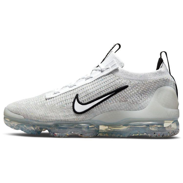 Nike Air VaporMax 2021 Flyknit Monochrom Herren-Sneaker Grau Weiß Schwarz DH4084-100 43