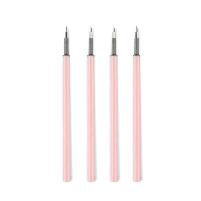 Kunst Allzweckmesser, Stift, Messer, geschnittene Aufkleber, Scrapbooking, Schneidwerkzeug, Express-Box, Messer, Schulbedarf, DIY-Bastelbedarf pink Knife core-4pc