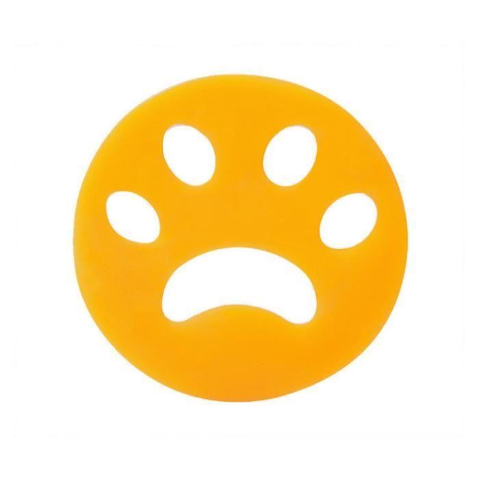 Bürste für Tierhaare, Wiederverwendbare Waschmaschine, Tierhaare anziehen, Filtrierkugel, Nettoyage – 1 Stück Orange[B]