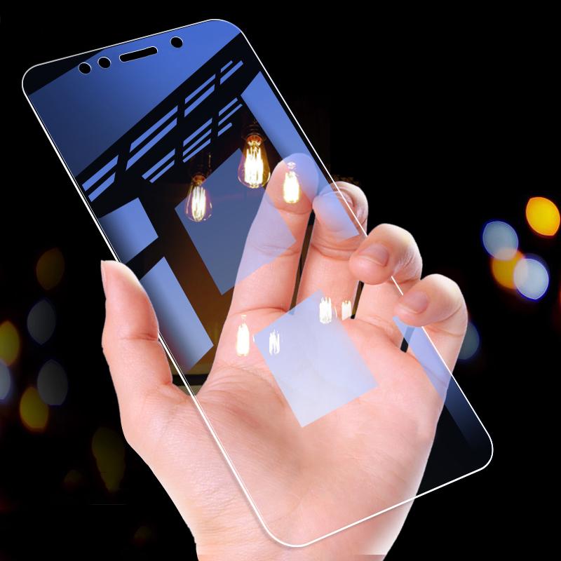 9H gehärtetes Glas für Samsung Galaxy A10 A30 A50 Huawei Y5 Y6 Y7 Honor Xiaomi Redmi Displayschutzfolie iPhone 7 Plus transparent