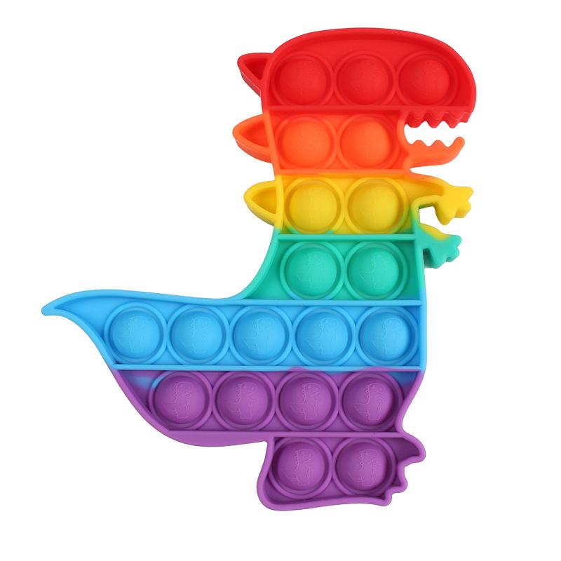 Sensorisches Spielzeug Regenbogen Dinosaurier Fidget Spielzeug Kinder Drücken Es Kawaii Autismus Bedürfnisse Knete Stressabbau Spielzeug A