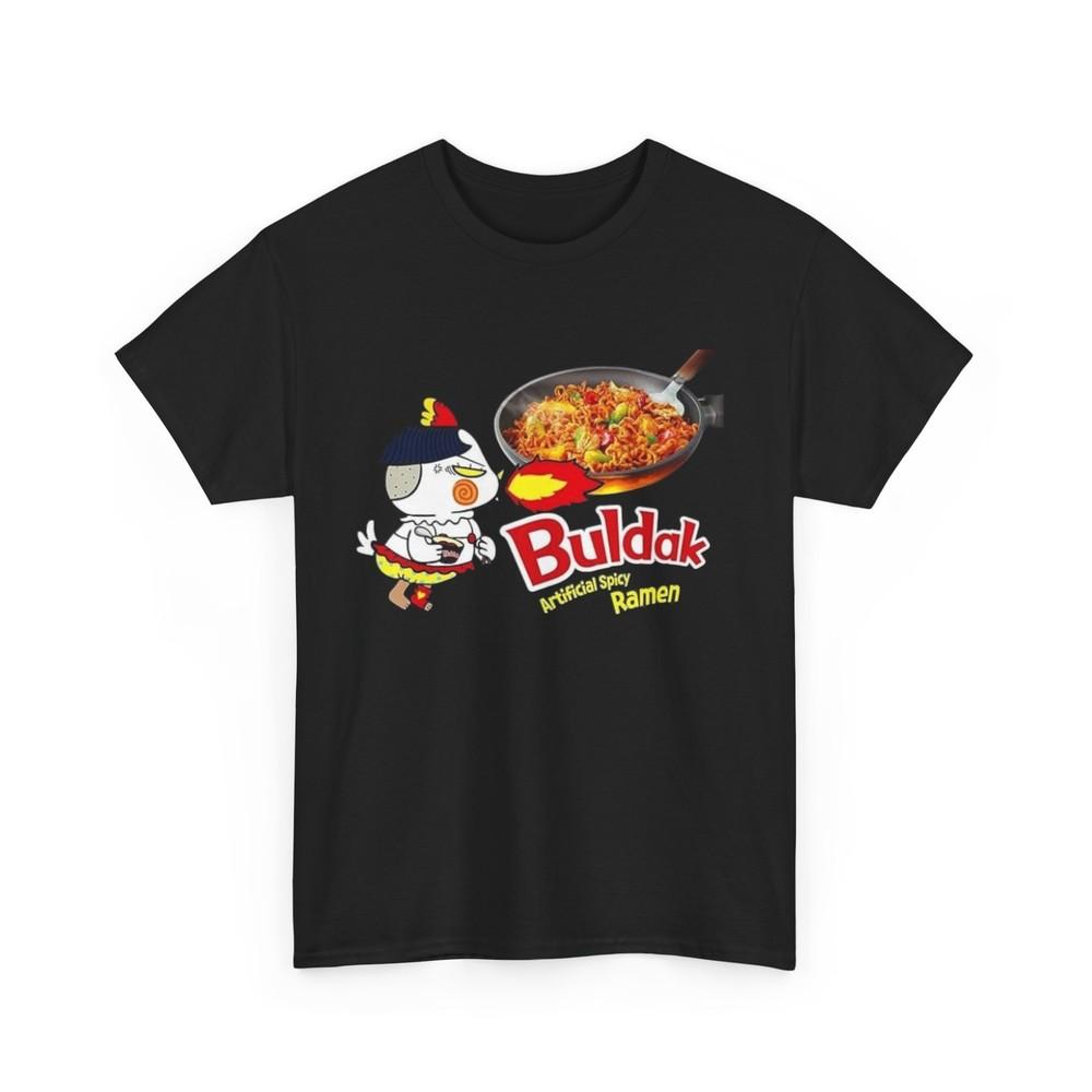 Scharfes Ramen Nudel T-Shirt, Koreanisches Instant Nudeln Shirt, Foodie Geschenk M