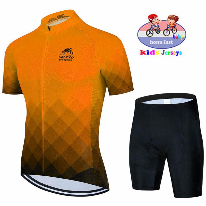 2026 Baby Neue Kinder Kurzarm Radtrikot Set Atmungsaktiv Kinder Fahrradbekleidung Jungen Schnelltrocknend Sommer Fahrraduniform M