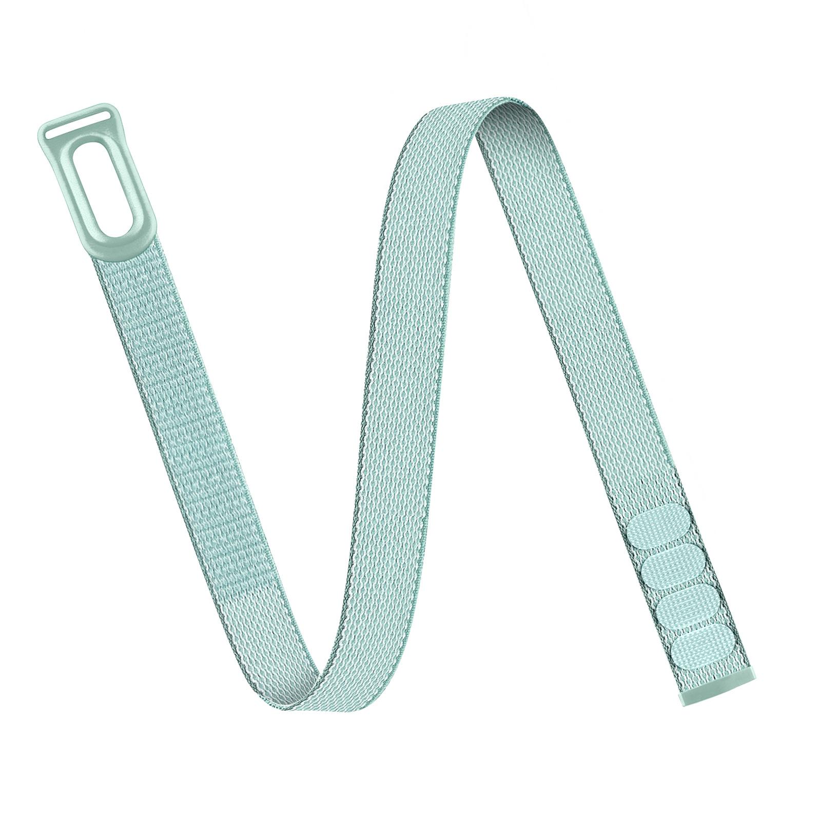 Fitbit Air Armband Google Sport Fitness Tracker Nylon Gewebt Atmungsaktiv Uhrenarmband Verstellbar Weich Handgelenkband Zum Laufen Long 500mm white