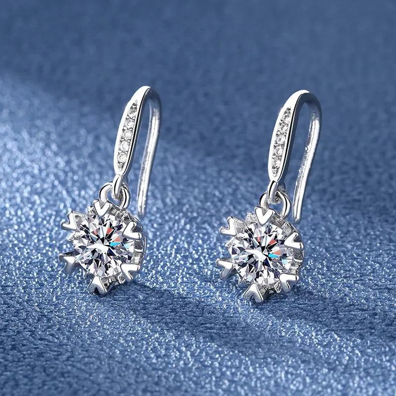925 Sterling Silber Schmuck Damen Mode Niedliche Winzige Klare Kristall CZ Ohrstecker Geschenk für Mädchen Teenager Dame Geschenk