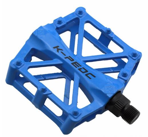 1 Paar neue Fahrradpedale, Aluminiumlegierung, Fahrradpedal, MTB, Rennrad, versiegelte 3-Lager-Pedale für BMX, ultraleichte Fahrradteile blau