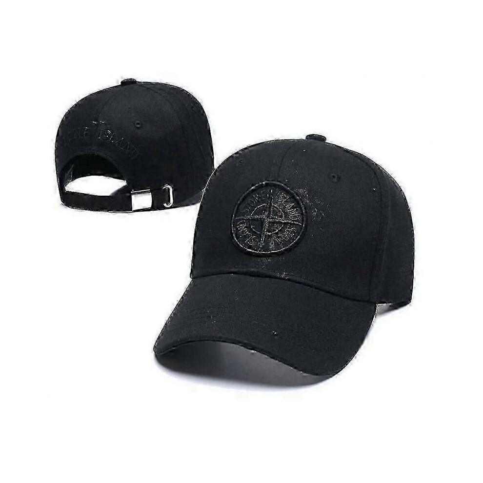 Herren Stone Island Baseballkappe Kappe Verstellbare Kappe Hut Unisex Golfkappe black