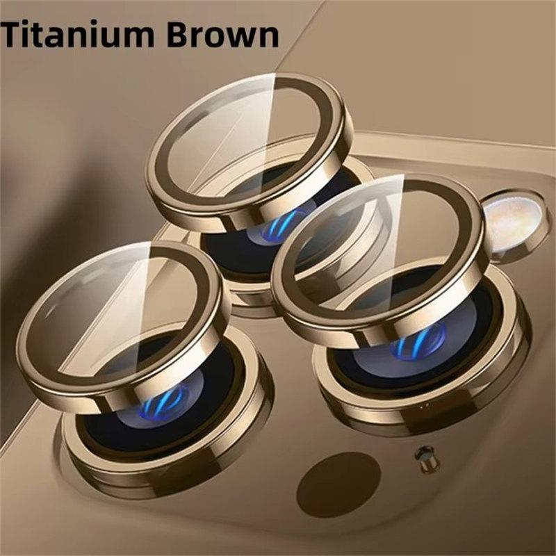 Metall-Kameraobjektivschutz für iPhone 16 15 Pro Max Aluminium-Objektivringgehäuse Glas für iPhone 16 Plus 16 Pro Max Objektivabdeckkappe iPhone 16 Pro