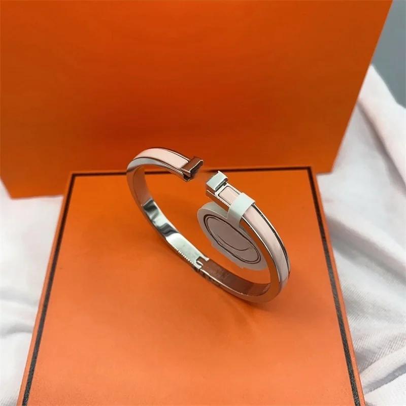 2025 Neues Armband Paar Einfaches Vielseitiges Armband Mode Armband Geschenk Schmuck für Freundin Muss Geschenk Wählen orange