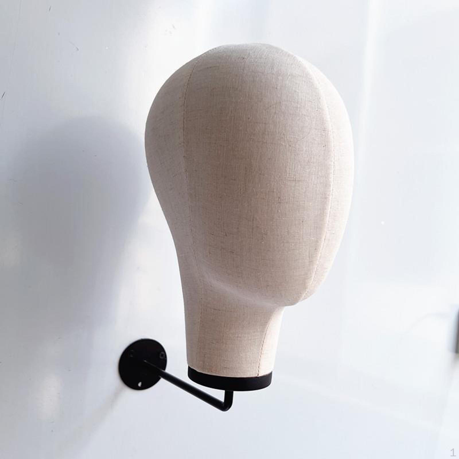 Mannequinkopf-Wandhalterung für Perücken, Hüte, Kappen, einfach zu installieren, Mehrzweck-Hut-Displayständer, Perücke