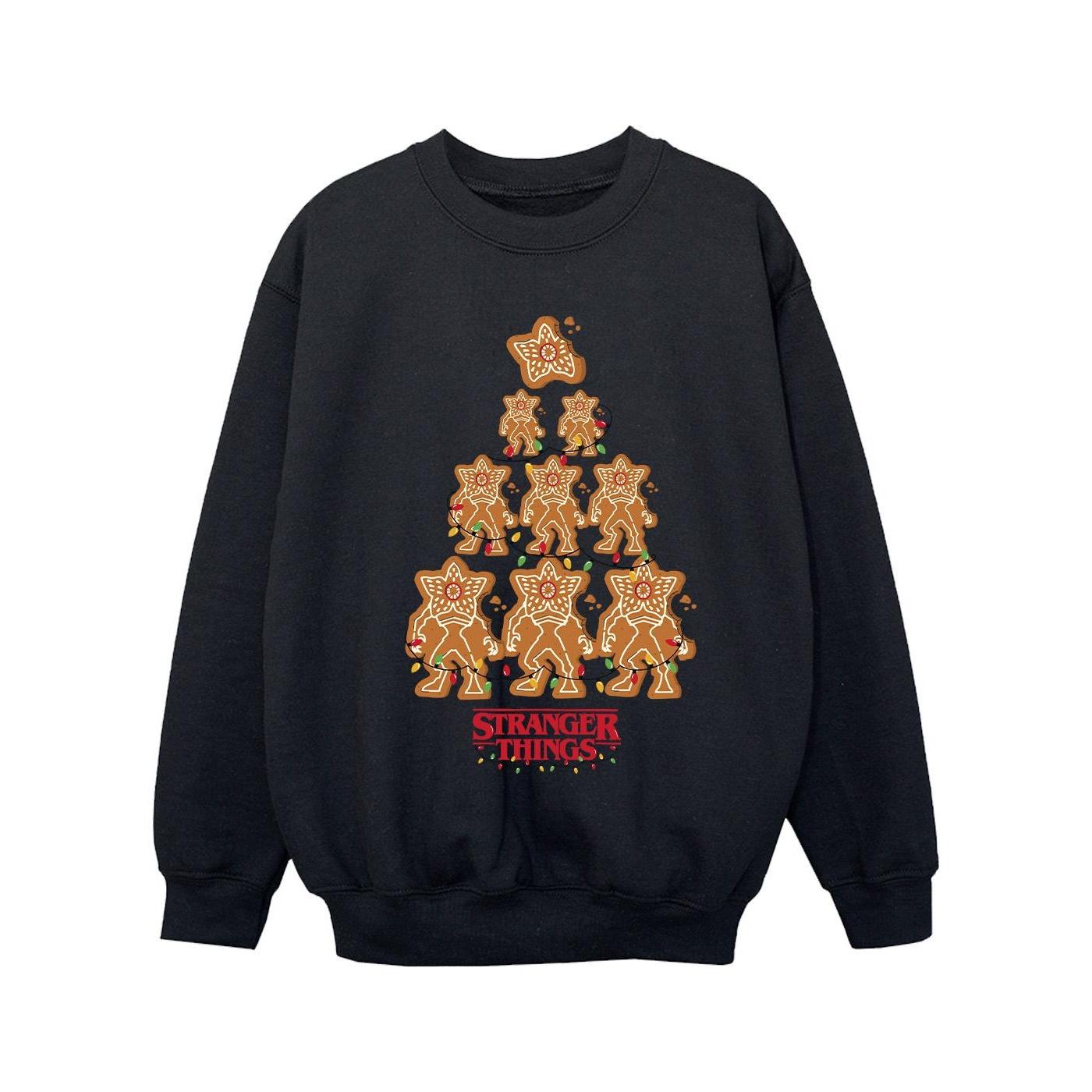 Netflix Girls Stranger Things Lebkuchen-Sweatshirt 12-13 schwarz