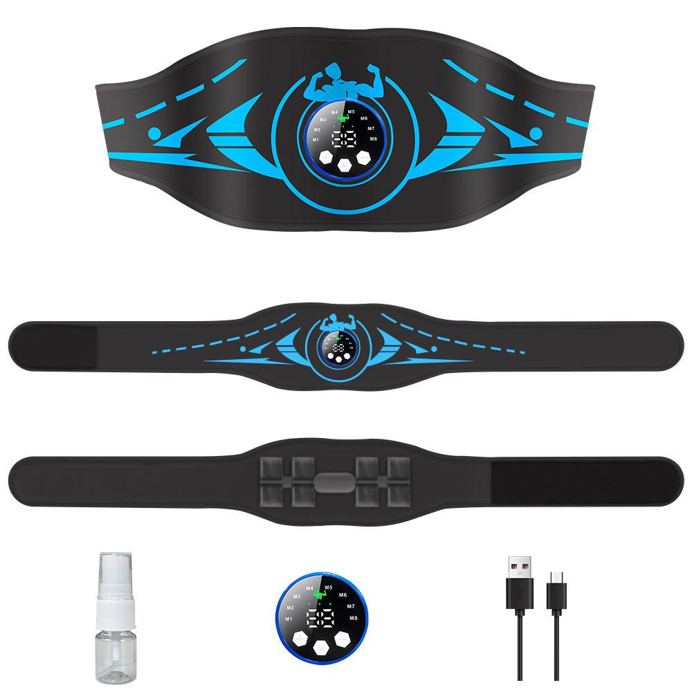 Intelligenter Muskeltoner Bauchmuskel-Formgürtel Bauchtrainer USB Aufladbar Körpermassagegerät Heim-Fitnessstudio Training Fitnessgerät
