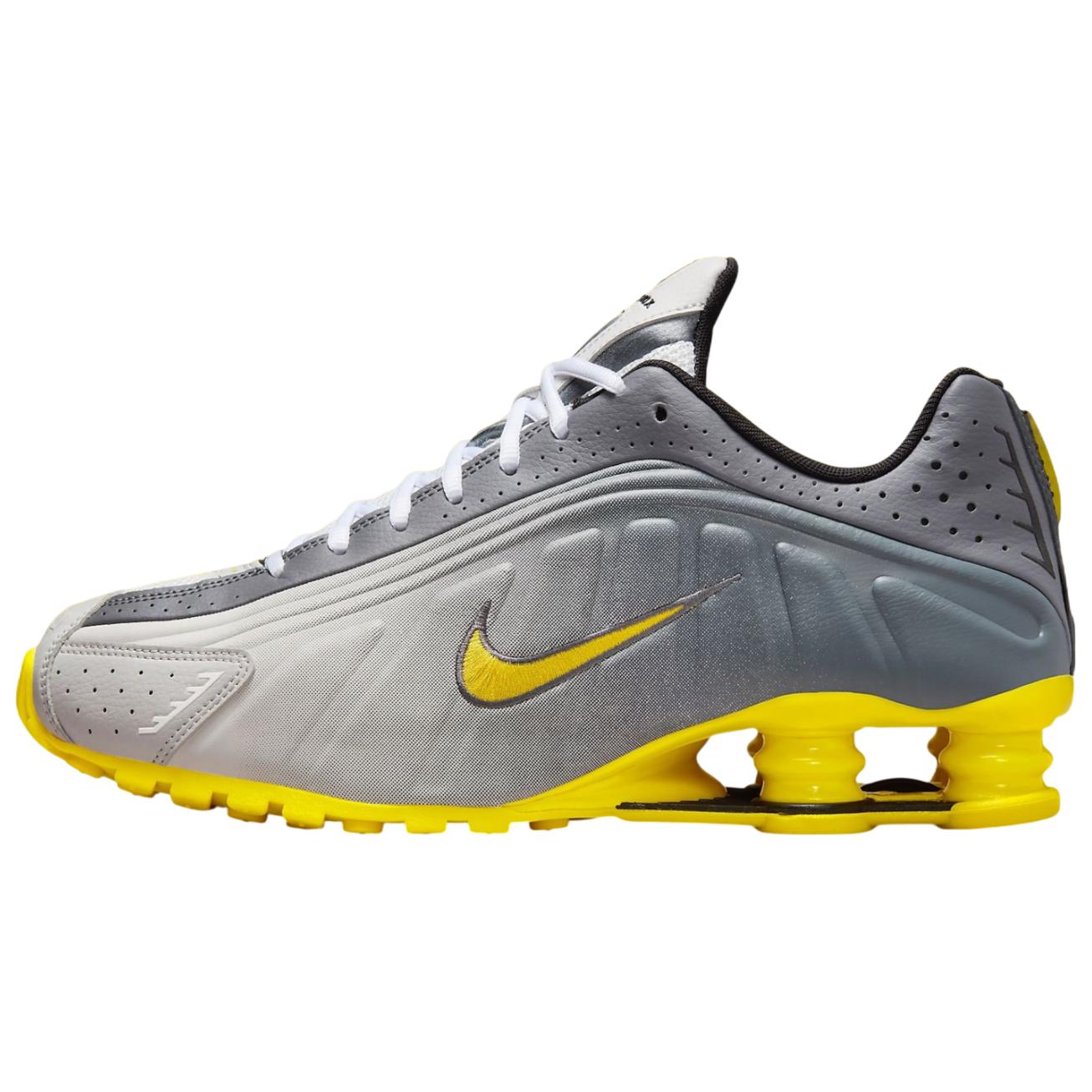 Nike Shox R4 Helles Zitronengelb 44 gray