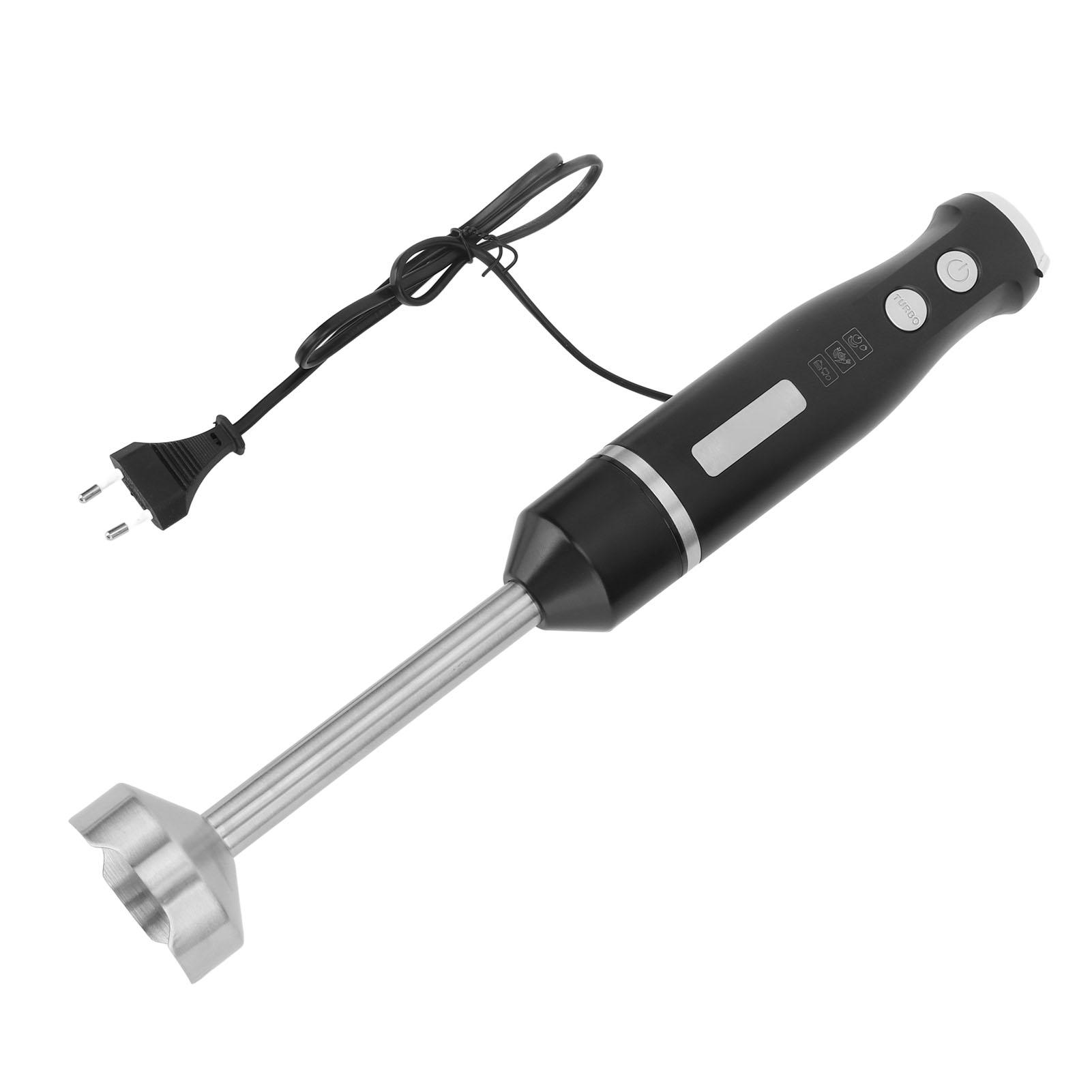 Kabelgebundener Stabmixer mit variabler Geschwindigkeit, leistungsstarker elektrischer Handmixer mit Edelstahlspitze für L