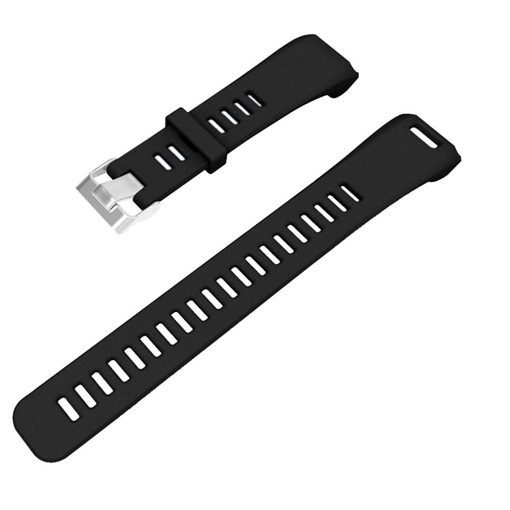 Für Garmin Vivosmart HR Ersatz Weiches Silikon Armband Sportarmband Armband Zubehör Smartwatches Armband Sport Heiß Vivosmart HR schwarz