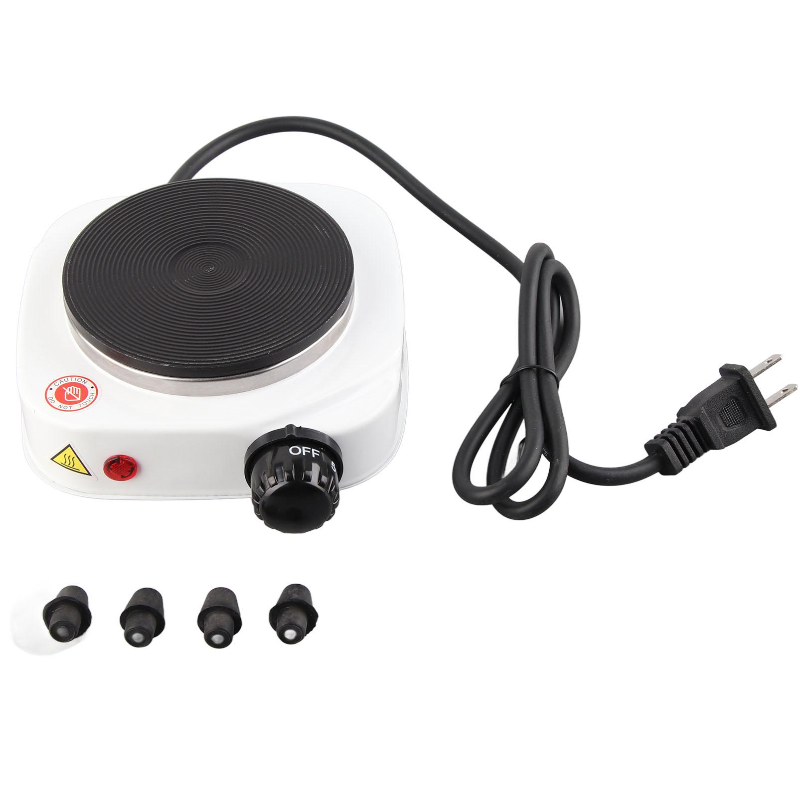 Elektroherd 500W Kompakt Tragbar Einzelne Elektrische Kochplatte Kochfeld für Wohnheim Büro