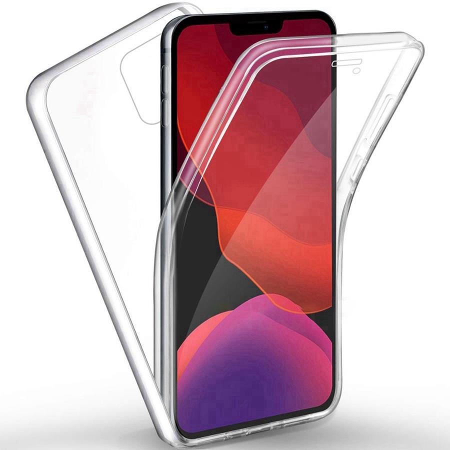 360 Ganzkörper-Schutzhüllen für Samsung Galaxy/Xiaomi Redmi Poco/Apple iPhone/Huawei Honor, doppelseitige, durchsichtige Hüllen Huawei P30 Pro reinfarbig