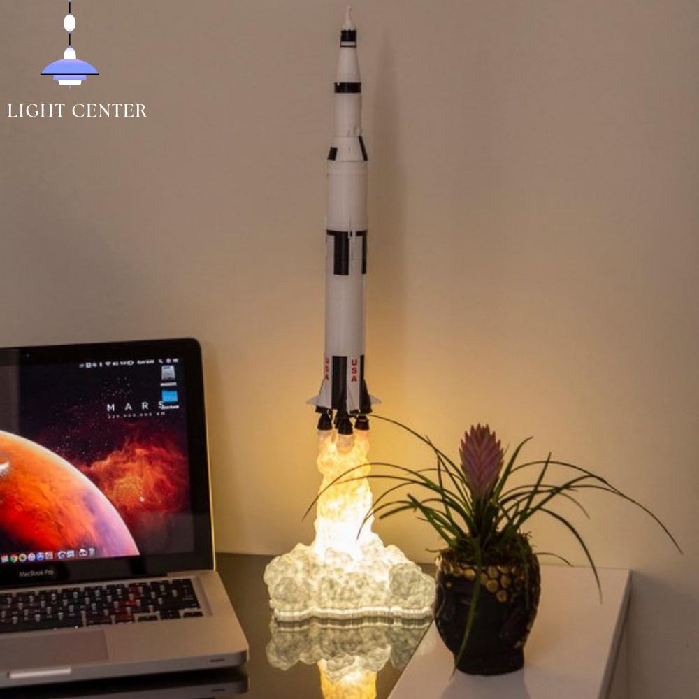 Rocket Lampe Schreibtischzubehör Nachtlicht Schreibtisch Dekor Lampen für Schlafzimmer Coole Lampen Zimmerlampe Cool Stuff Kinderlampe Wohnkultur