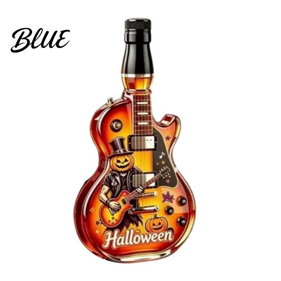 Rock And Roll Wein Dekanter Gitarrenform Flasche Große Kapazität Dekanter Schraubverschluss Borosilikat Lebensmittelqualität Glas Spirituosenflasche Bier zur Aufbewahrung B