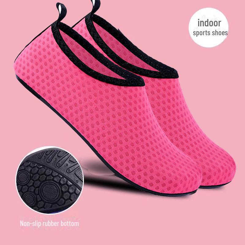 Rutschfeste Yoga- und Fitnessschuhe für Männer und Frauen – Schuhe mit weicher Sohle für Indoor-Training, Tanzen, Seilspringen und Laufband 2XL (Size 42-43)