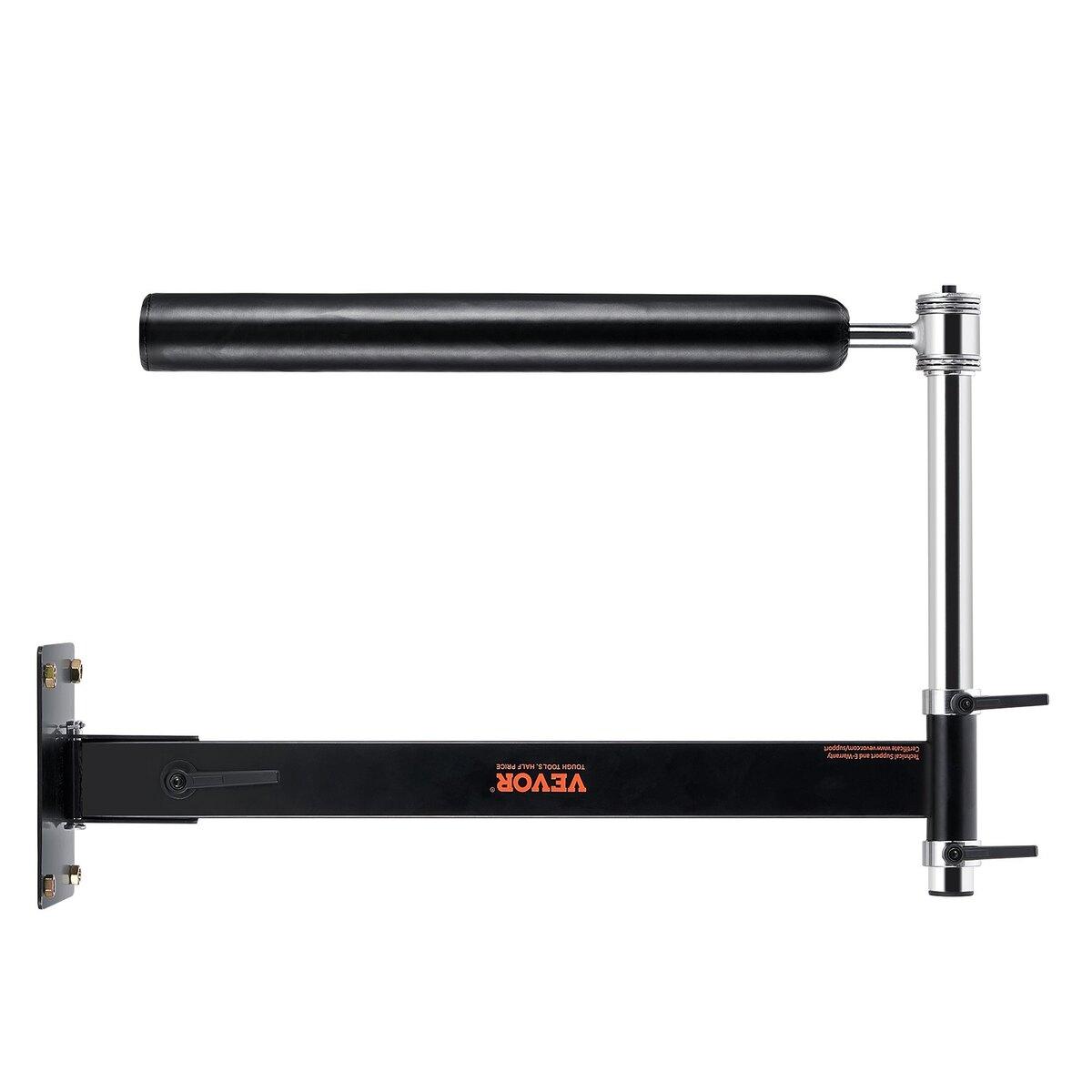 Wandmontage Boxen Spinning Stange, Verstellbare Schlagende Spinning Stange, Boxen Speed Trainer mit Handschuhen, Schwarze Reflex Boxstange, Boxen Trainingsausrüstung