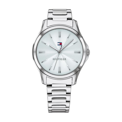 1781949 Tommy Hilfiger LORI Silber Damen Analoge Sport Quarz Uhr, Versand Übersee. Tommy Hilfiger