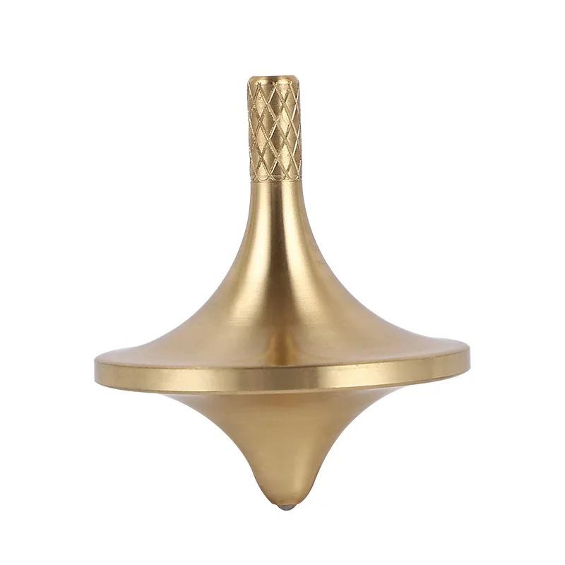 Inception Space Metall Messing Kreisel Stressabbau Spielzeug Gyro Kreative Desktop Kleine Fidget Spinner Erwachsene 3.7*3.2*3.2cm gold