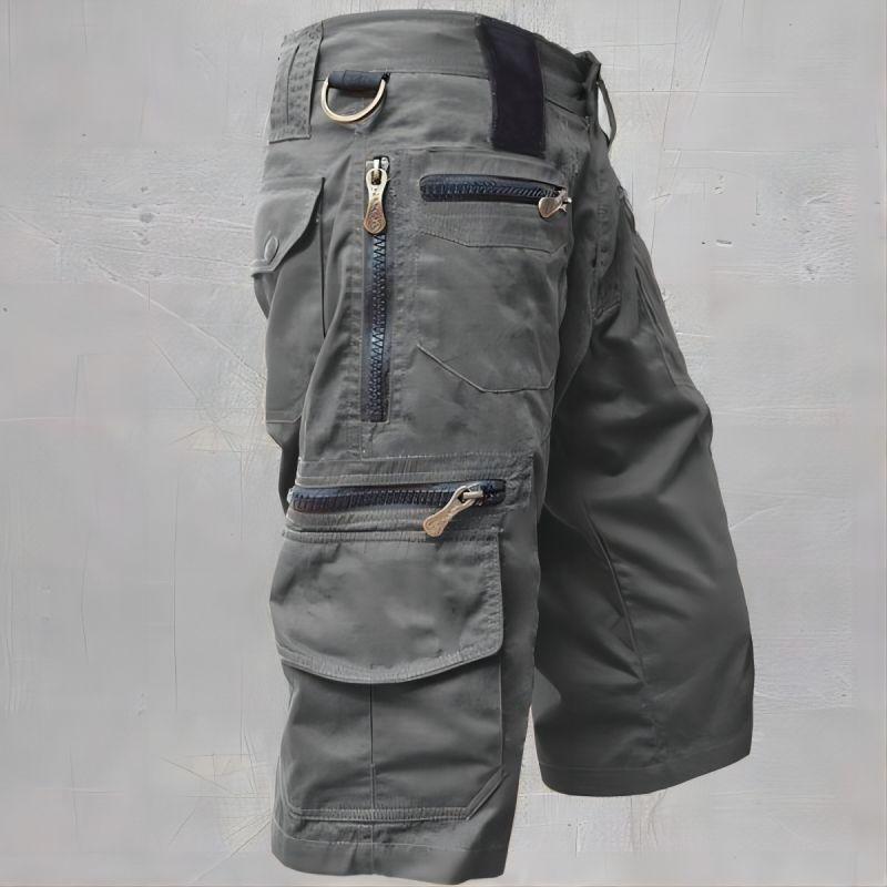 2025 Neue Herren Militäruniform Cargo Shorts Taktische Jogginghose Einfarbig Mehrere Taschen Sommer Freizeit Gerade Cargo Short M