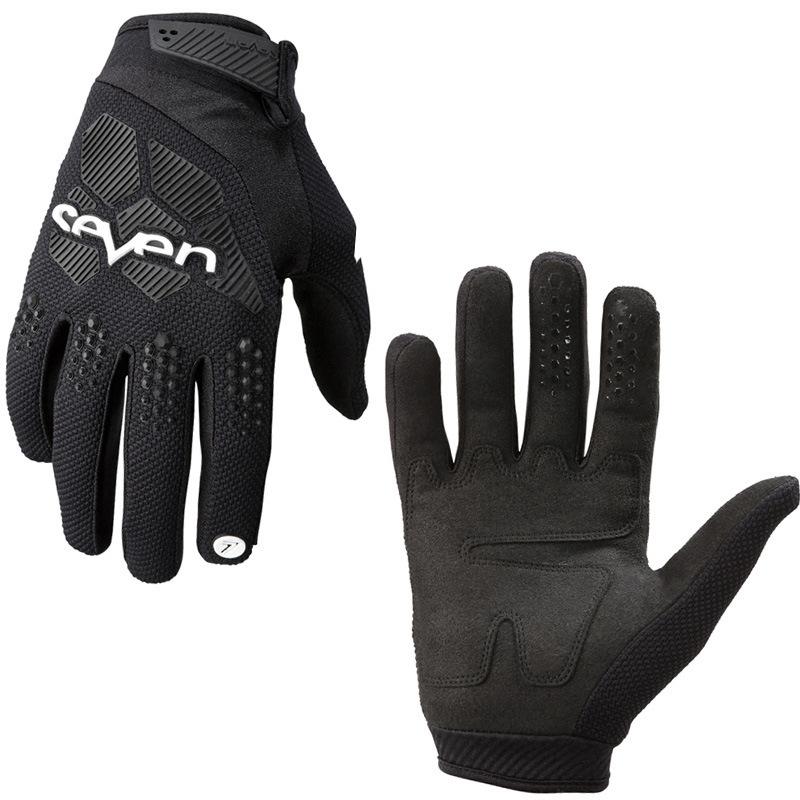 MTB Radfahren Handschuhe Moumtain Bike Winddicht Handschuhe Off Road MTB Motocross Anti-rutsch Motorrad Handschuh S schwarz