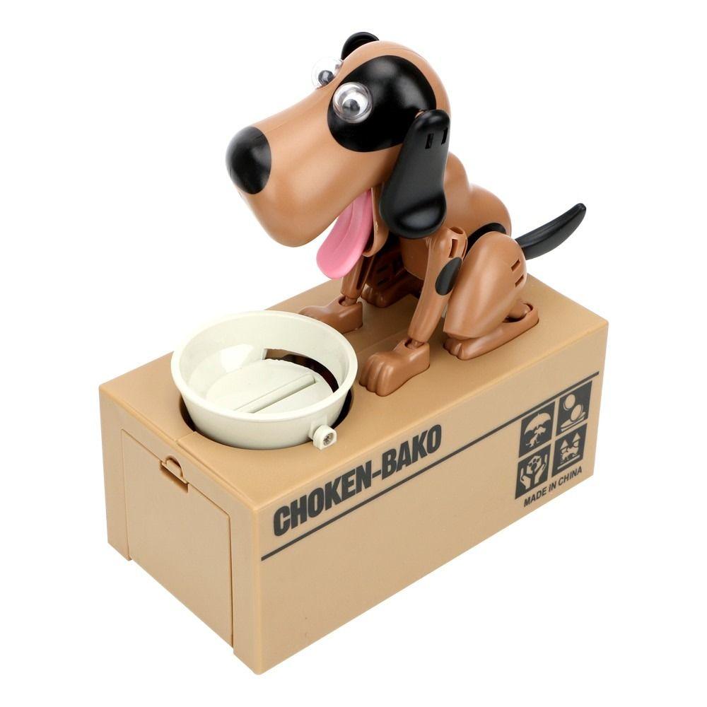 Cartoon Elektronisches Sparschwein Plastik Hund Sparschweine Niedliche Hund Geldkiste Kinderspielzeug 3