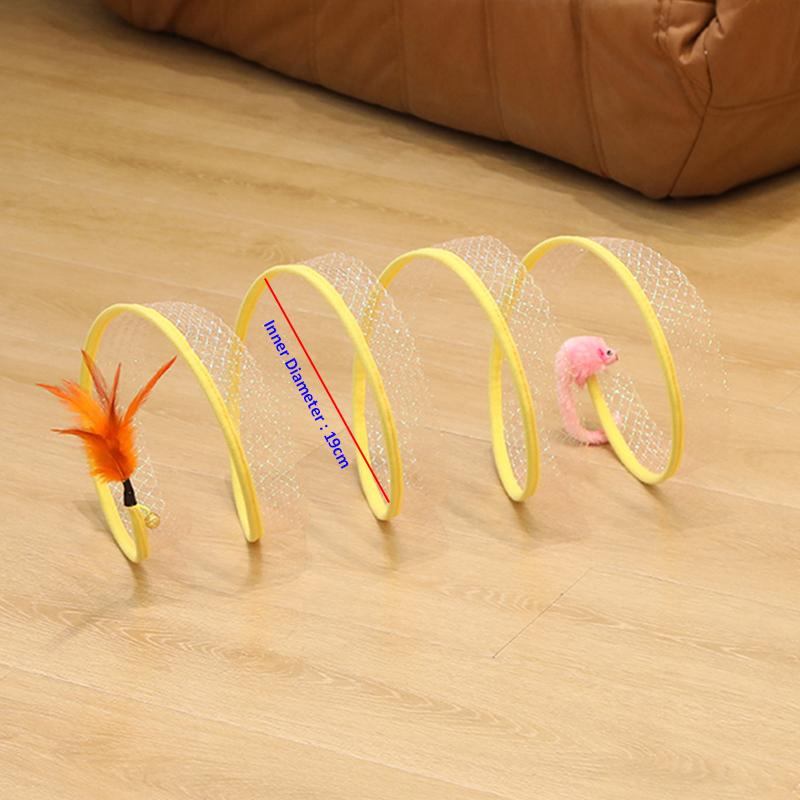 Katze Haustier Spielzeug Maus Form Bälle Faltbare Katze Kätzchen Spielen Tunnel Lustige Katze Stick Maus Liefert Simulation Maus Katze zubehör Mouse