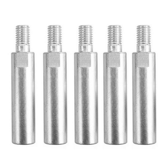 1/2/3/4/5/6/8 Stück Winkelschleifer Verlängerungsstange Rostfrei Korrosionsbeständig Stabile Verbindung Poliermaschine 5pcs