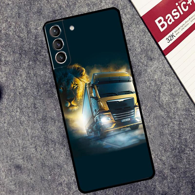 LKW Auto Hülle Für Samsung Galaxy S24 Ultra S23 S22 S20 S21 FE S8 S9 S10 Plus Note 10 20 Ultra Hülle Note 20 Ultra