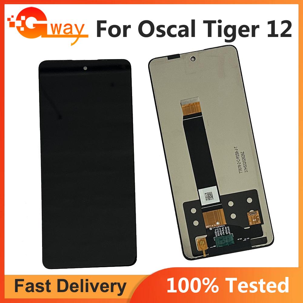 LCD-Bildschirm und Digitizer Vollbaugruppe für Blackview Oscal Tiger 12 gray