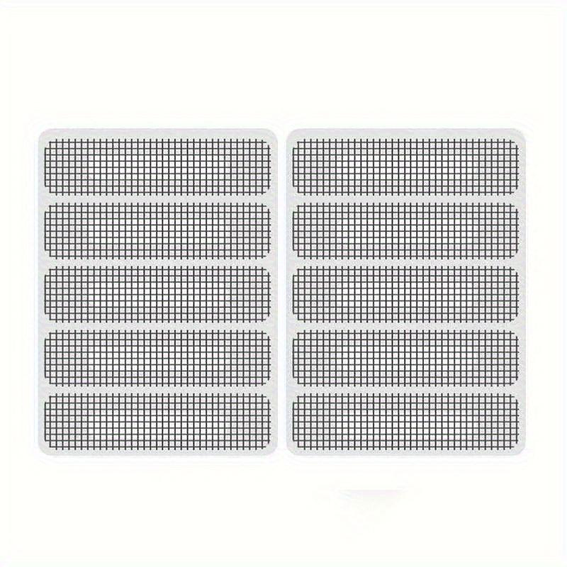 10/20 Stück Abflussloch Mückenschutz Aufkleber Gitter, Fenster Moskitonetz Mückenschutz Pflaster Reparaturaufkleber & Fenster Abflussloch Zubehör 10pcs